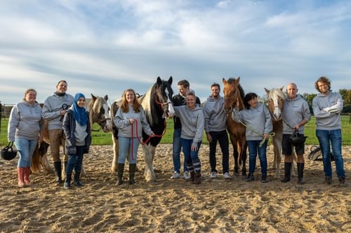 Team Helpper op de zorgboerderij