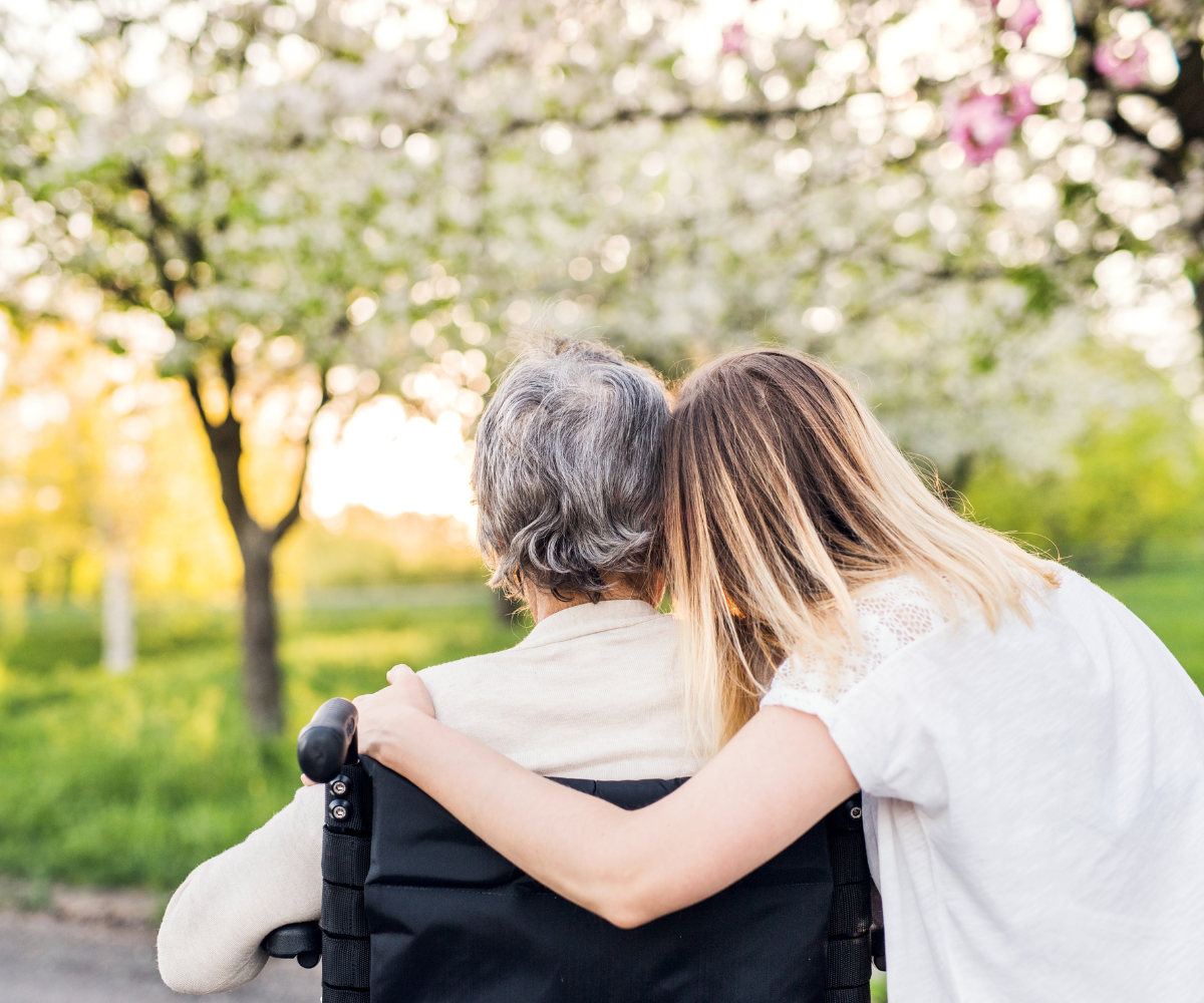 Twee dames een wandeling maken