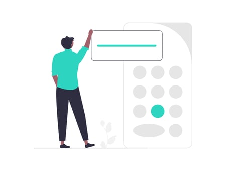 calculator illustratie